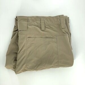 Duluth Trading Co. Nylon Cargo Pants Mens 41x29 Tan Utility Hiking Outdoor